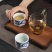 (福利两个装15.8)元青花复古青龙陶瓷茶杯个人单杯茶具