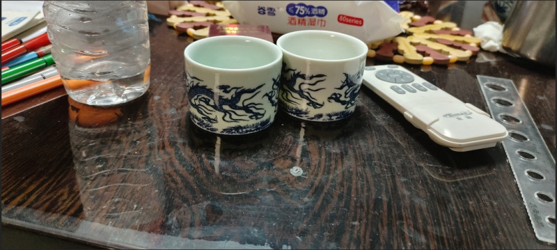 (福利两个装15.8)元青花复古青龙陶瓷茶杯个人单杯茶具