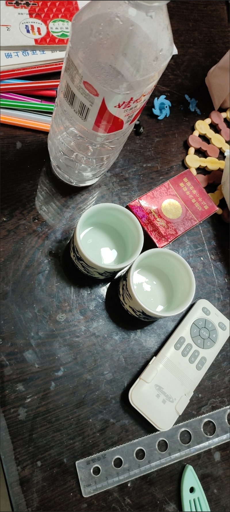 (福利两个装15.8)元青花复古青龙陶瓷茶杯个人单杯茶具