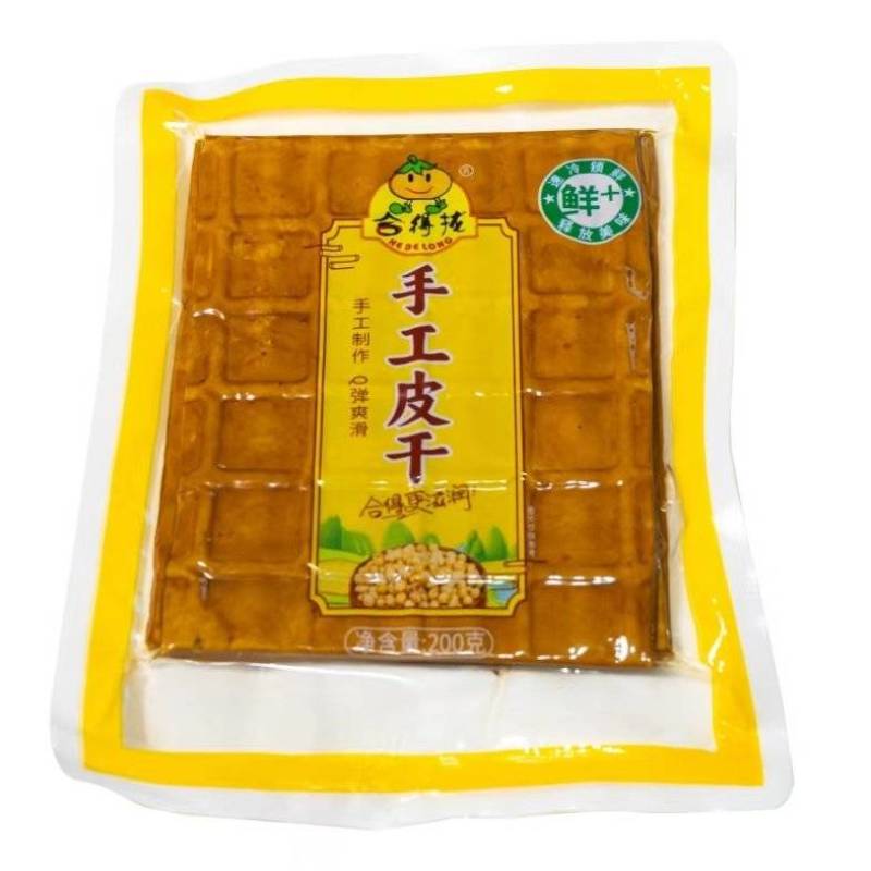 手工卤香牛皮豆干