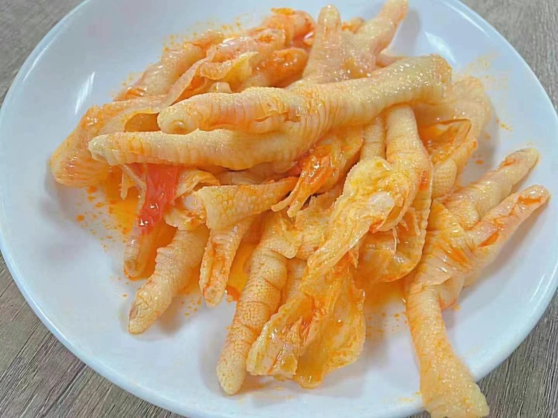 风味凤爪有骨鸡爪柠檬泡椒蒜香口味凤爪地摊展会旅游景点批发