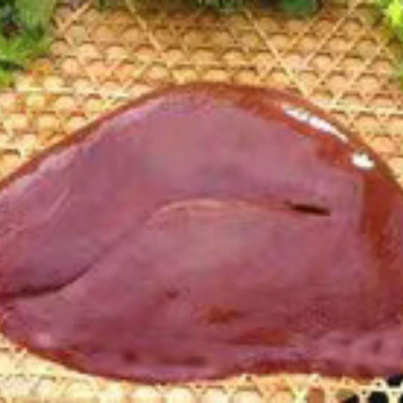 生鲜猪肝冷冻新鲜猪肝整副肝整箱饭店食堂均可用一箱猪肝