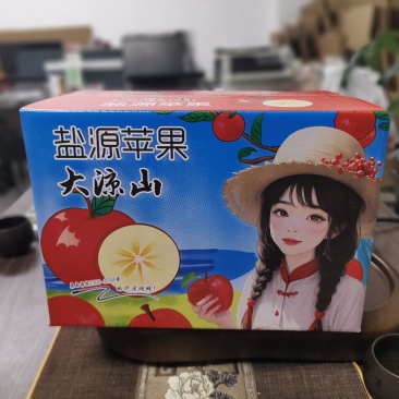 大凉山盐源苹果礼盒包装空盒