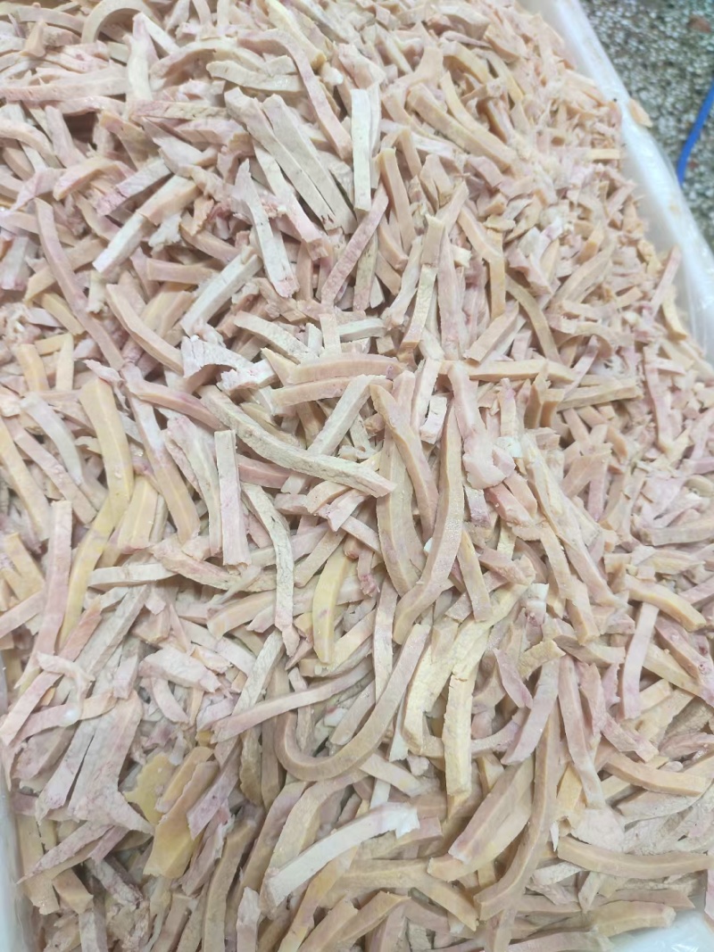 精修熟牛奶渣，可切丝