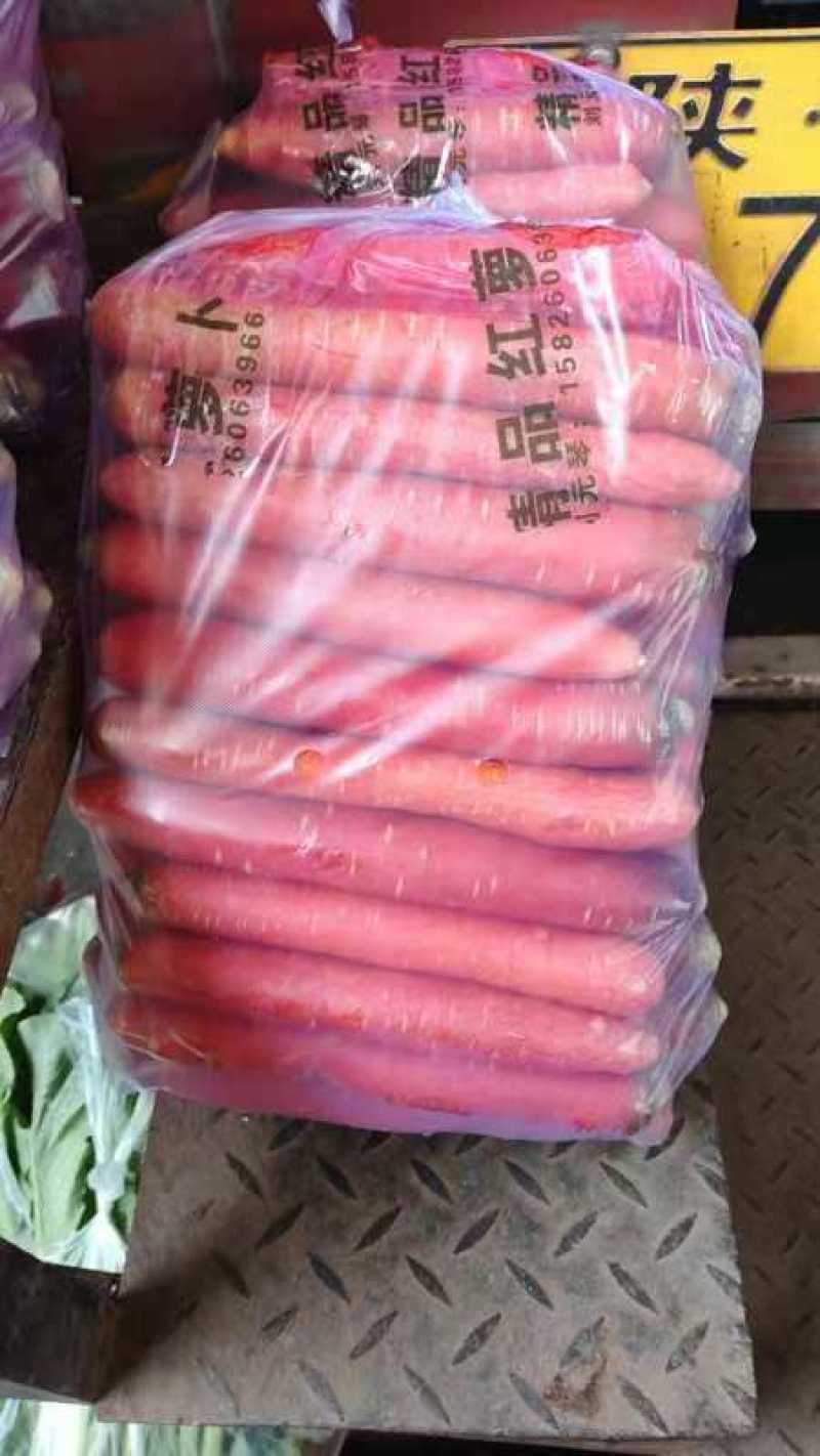 陕西大荔红萝卜有现货，自产自销品质有保证，需要的联系我