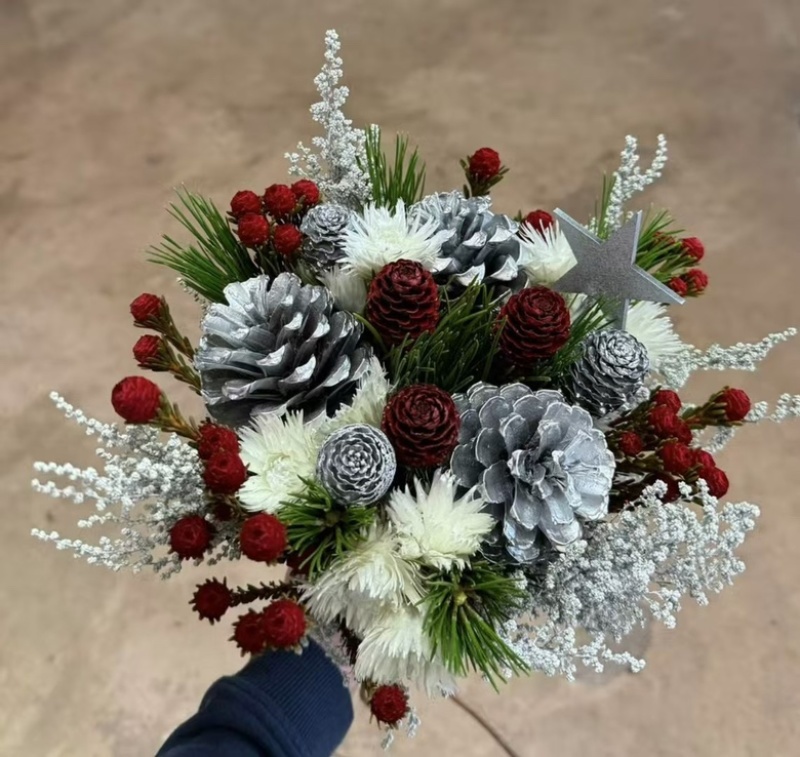圣诞节花束成品鲜花花束真花送闺蜜男女朋友