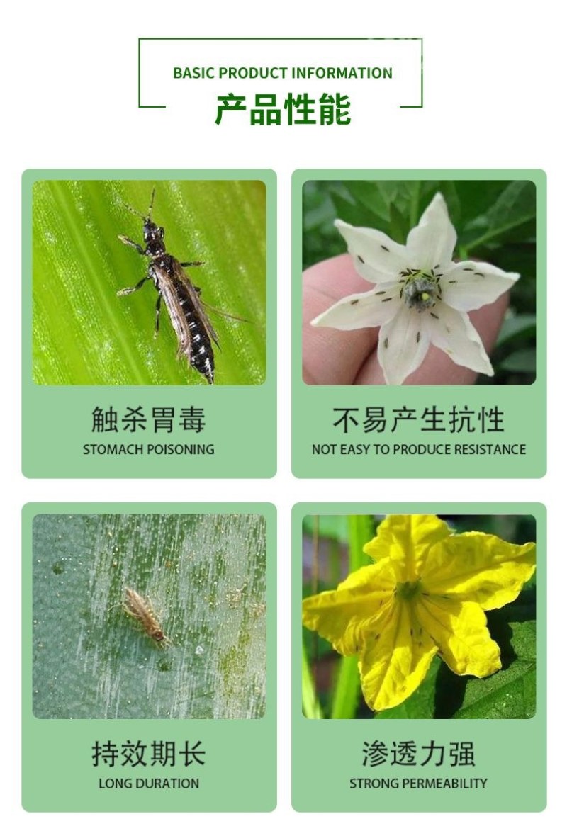 蓟马专用药茄子辣椒瓜果蔬菜黑蓟马花蓟马等