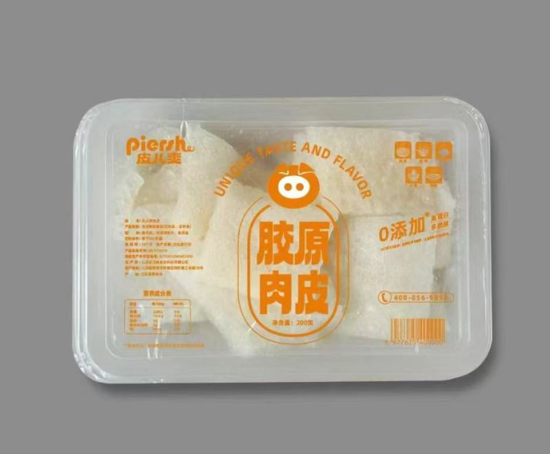炸猪皮性价比极高【皮儿爽胶原肉皮】即开即用，不用厨艺