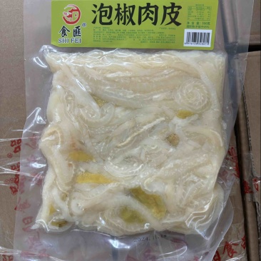 泡椒肉皮，麻辣肉皮，肉皮卷。