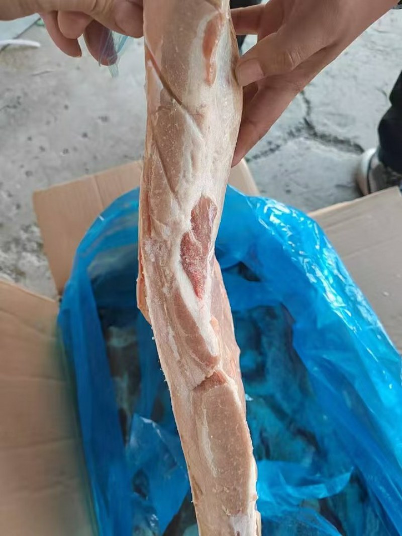 中粮带皮前上肉，25kg，6片左右，临沂提，有4吨，，，