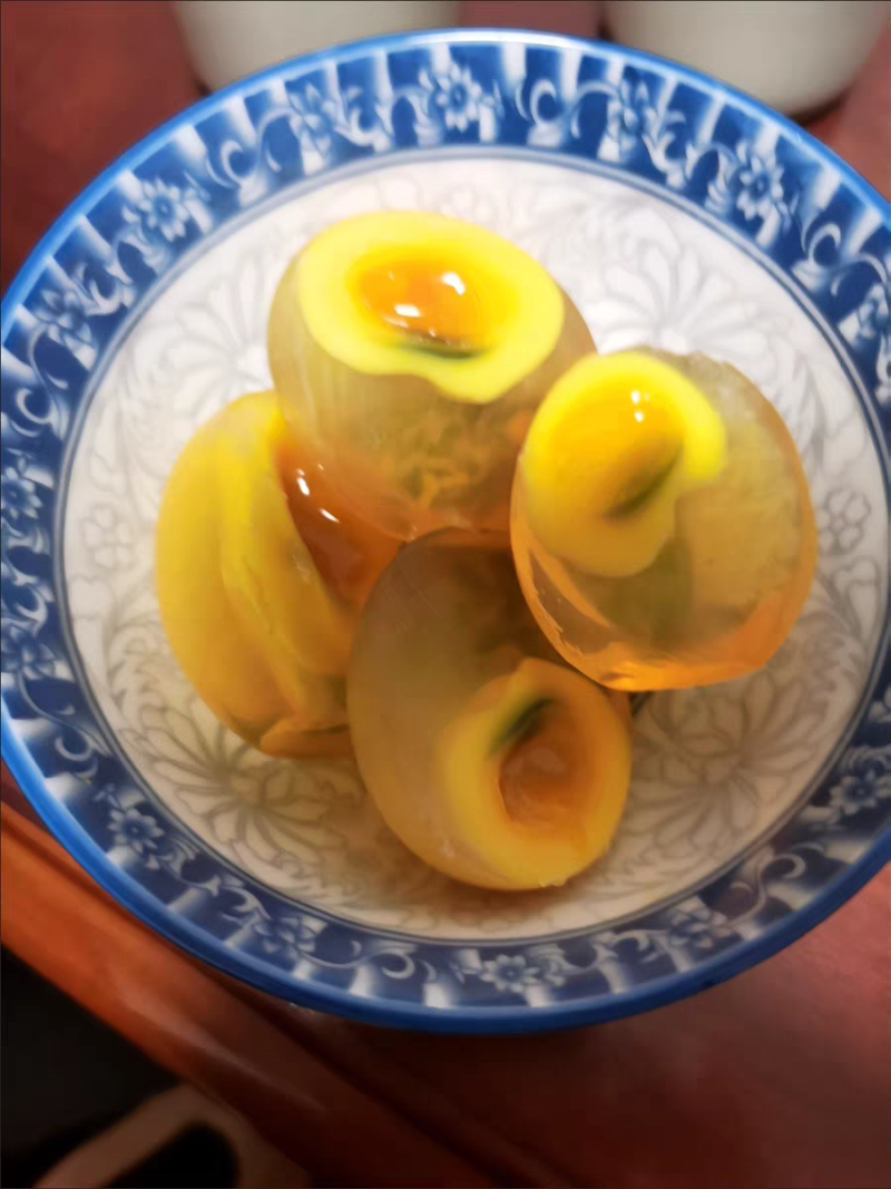 河南黄金变蛋速成鸡皮蛋无铅糖心松花蛋厂家直销价格美丽