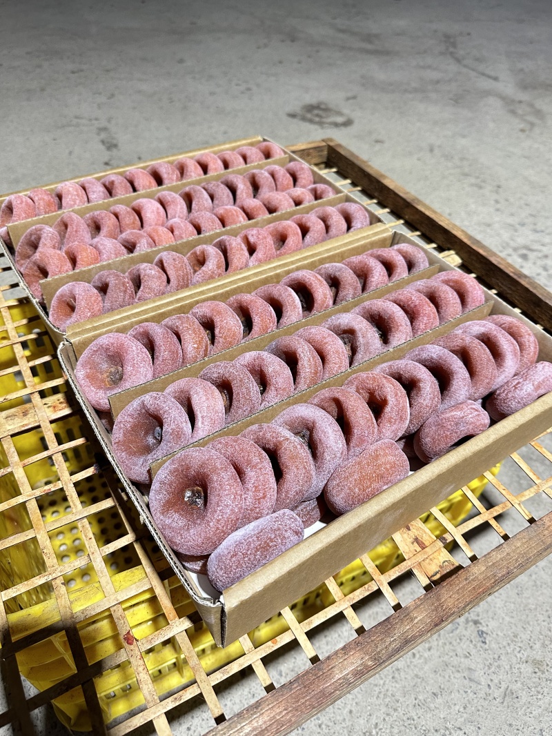 霜降柿饼广西桂林吊饼优质柿子饼源头加工厂柿饼基地霜柿饼子