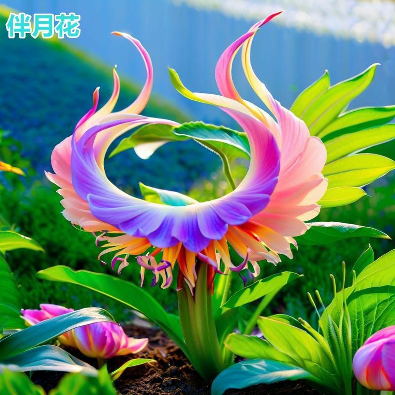 新款耐寒**伴月球室内浓香盆栽花卉大全阳台水土四季花卉