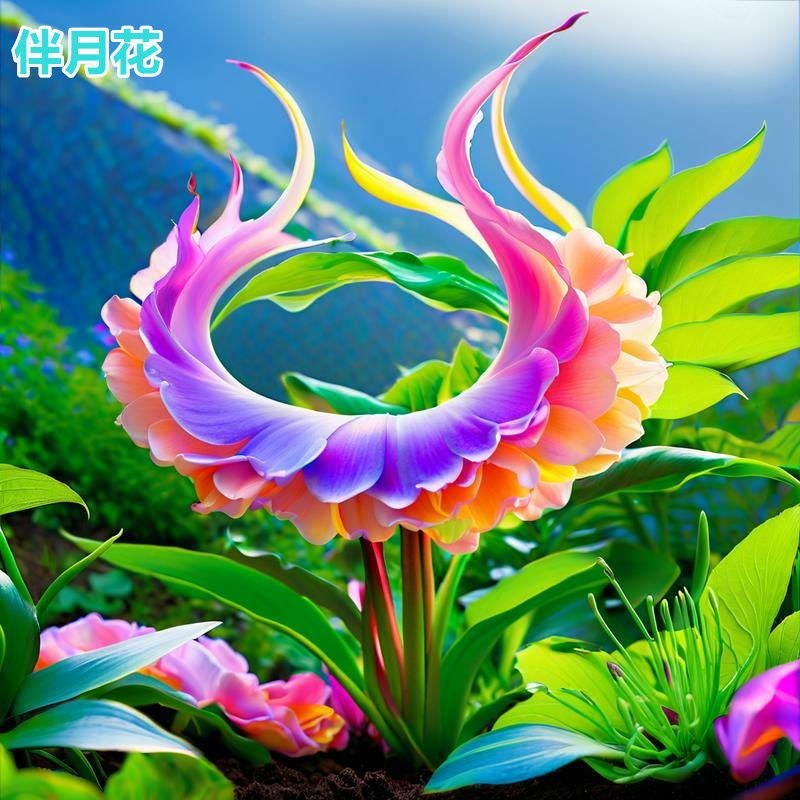 新款耐寒**伴月球室内浓香盆栽花卉大全阳台水土四季花卉