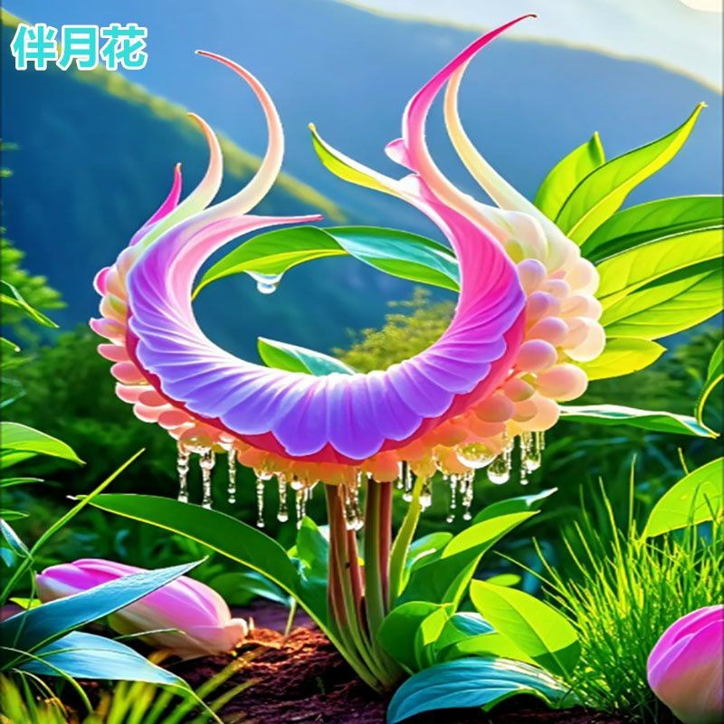 新款耐寒**伴月球室内浓香盆栽花卉大全阳台水土四季花卉