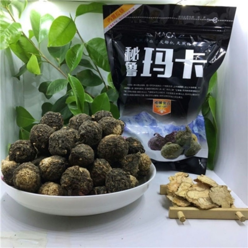 云南丽江高原黑玛咖干秘鲁玛卡干果片养生滋补黑马卡正宗卡特