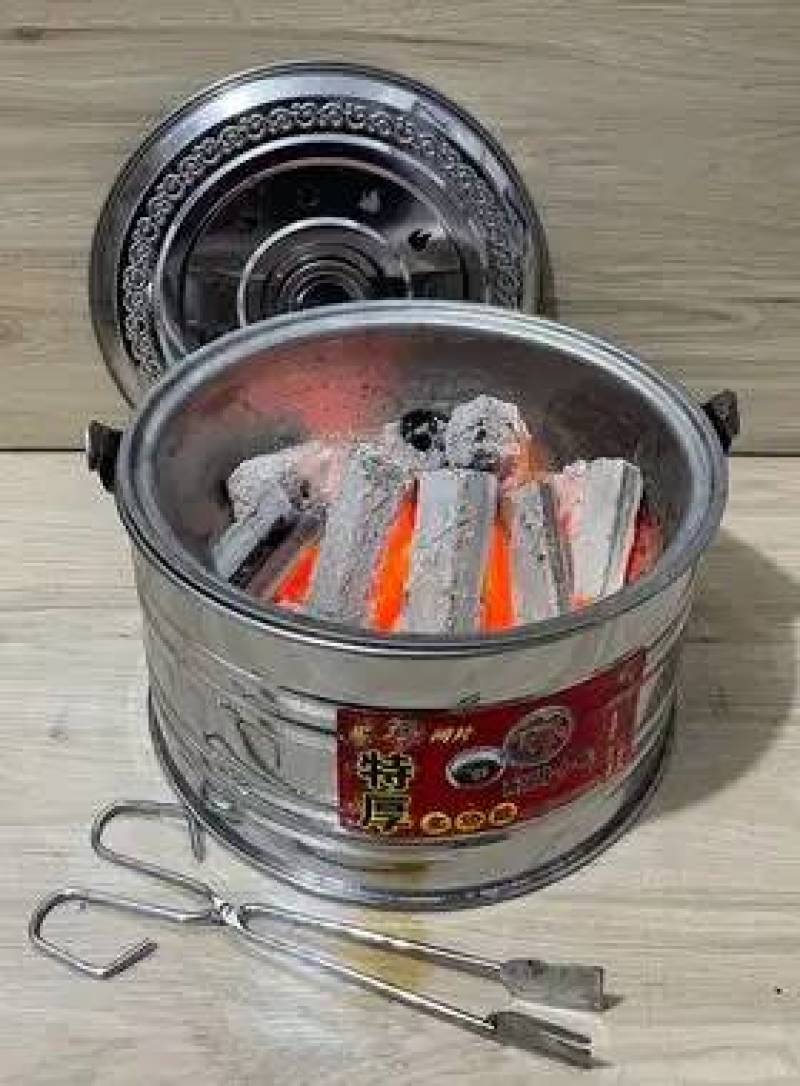 荔枝炭粉机制烤火炭取暖炭火锅围炉煮茶等