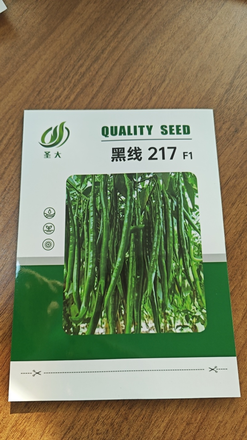 黑线217黑线椒种子深绿色厚皮辣味浓抗病强易管理