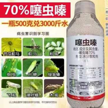 噻虫嗪，蚜虫蓟马，木虱飞虱，潜叶蛾地蛆，白粉虱，跳甲杀虫
