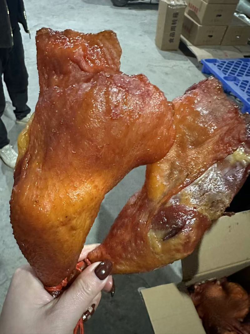 烟熏棒棒鸡腿黄金鸡腿手枪鸡腿地摊卤菜店展会鸡腿批发