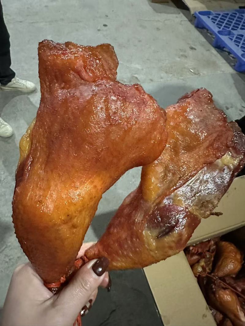 烟熏棒棒鸡腿黄金鸡腿手枪鸡腿地摊卤菜店展会鸡腿批发