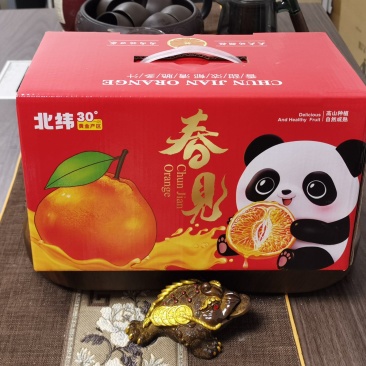 春见耙耙柑手提彩箱颜色鲜艳