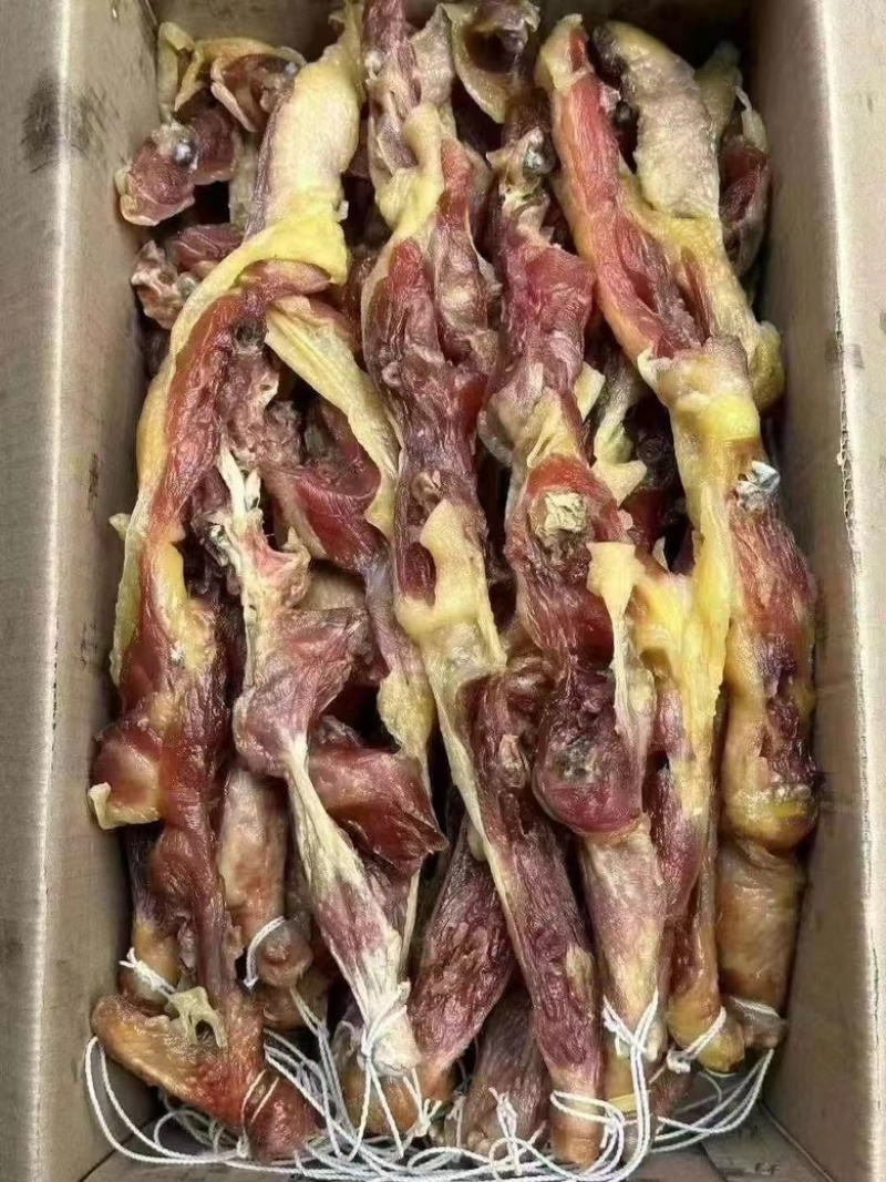 腊鸡条风干腊鸡条工厂直销风干鸡条条型好颜色好看