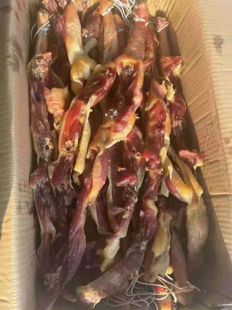 腊鸡条风干腊鸡条工厂直销风干鸡条条型好颜色好看