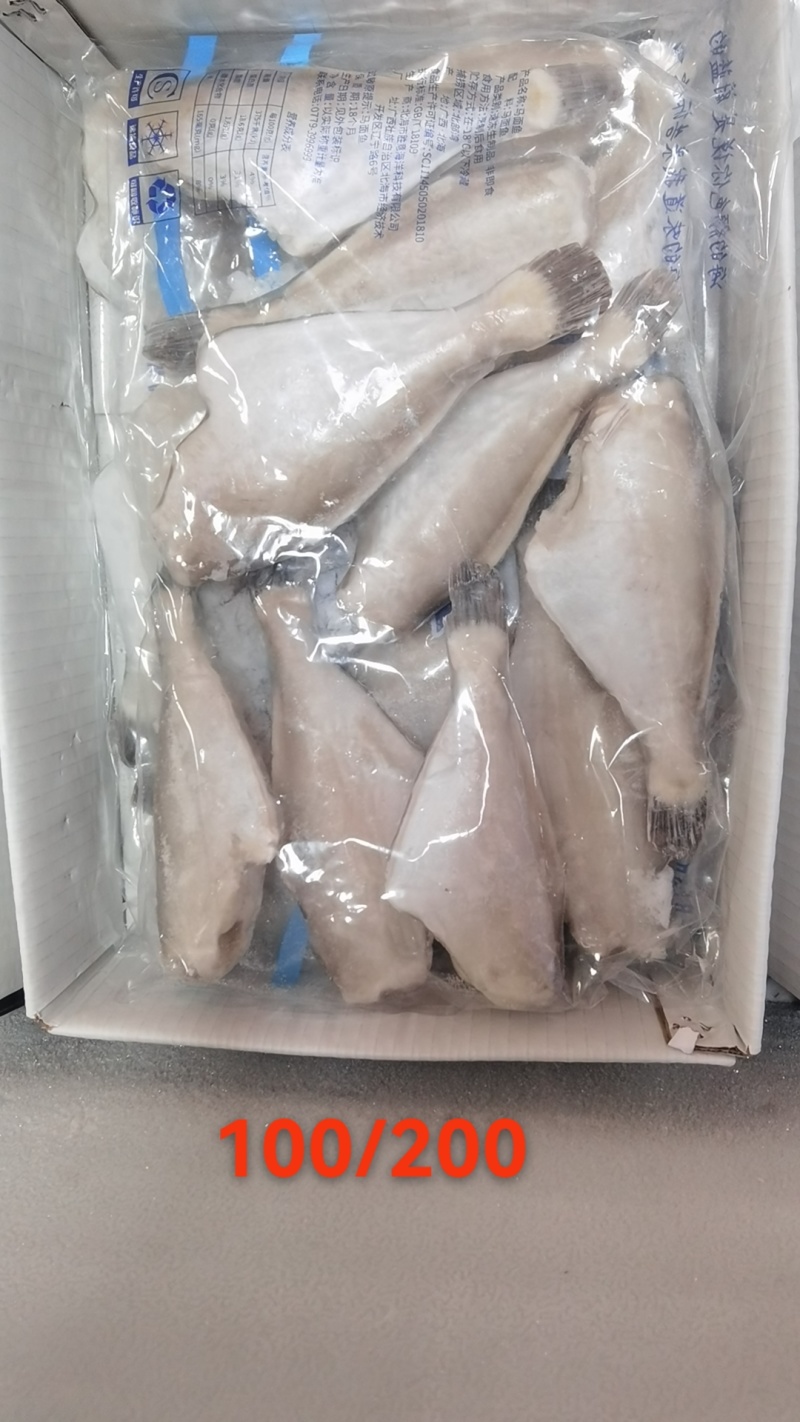 广西北海马面鱼，黑尾正品A货。单冻，板冻多规格供应。
