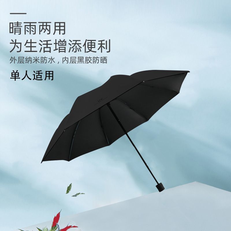 六十骨超大号雨伞大号三折叠男女商务三人睛雨两用抗暴风雨太阳伞