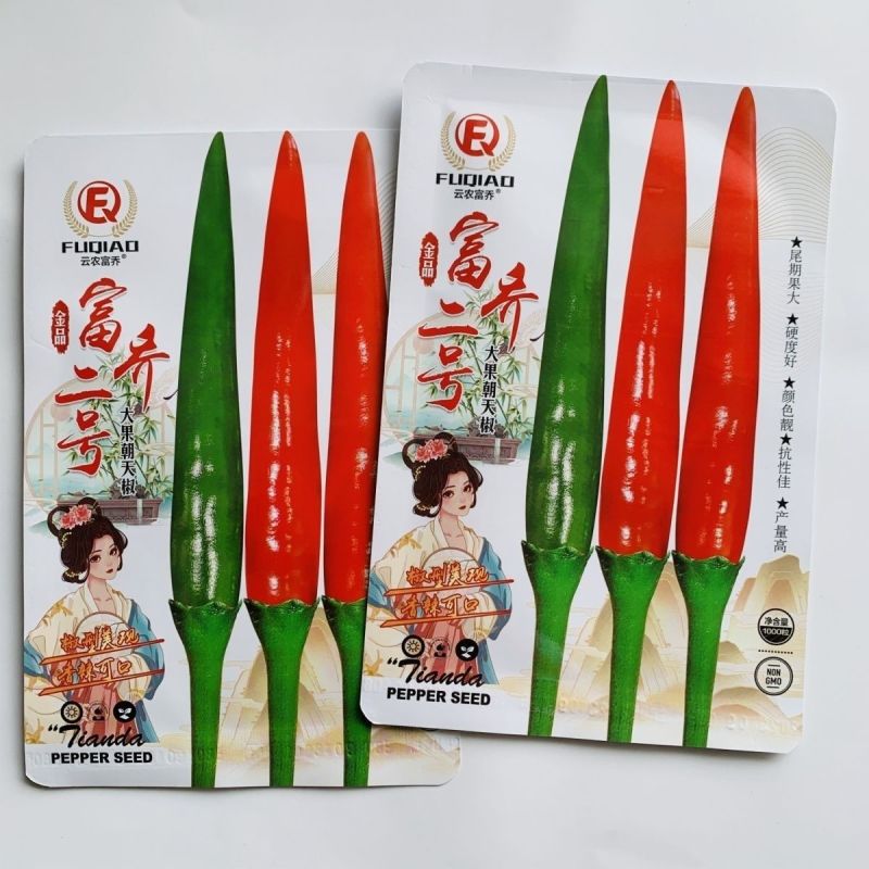 南方热销泰国进口朝天辣椒种子富乔二号大果朝天椒种籽高产抗