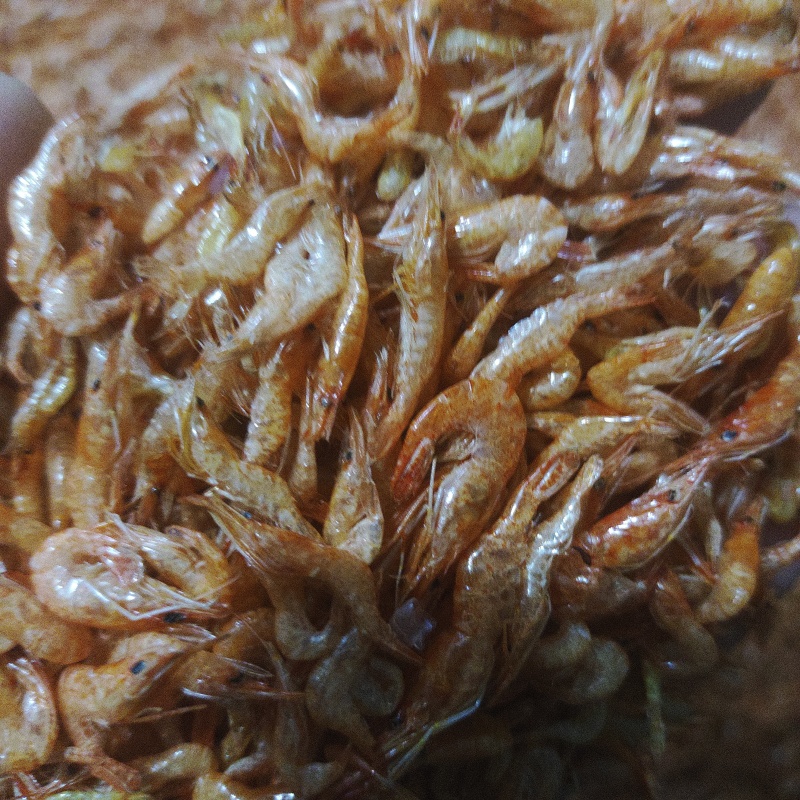 半野生草虾干