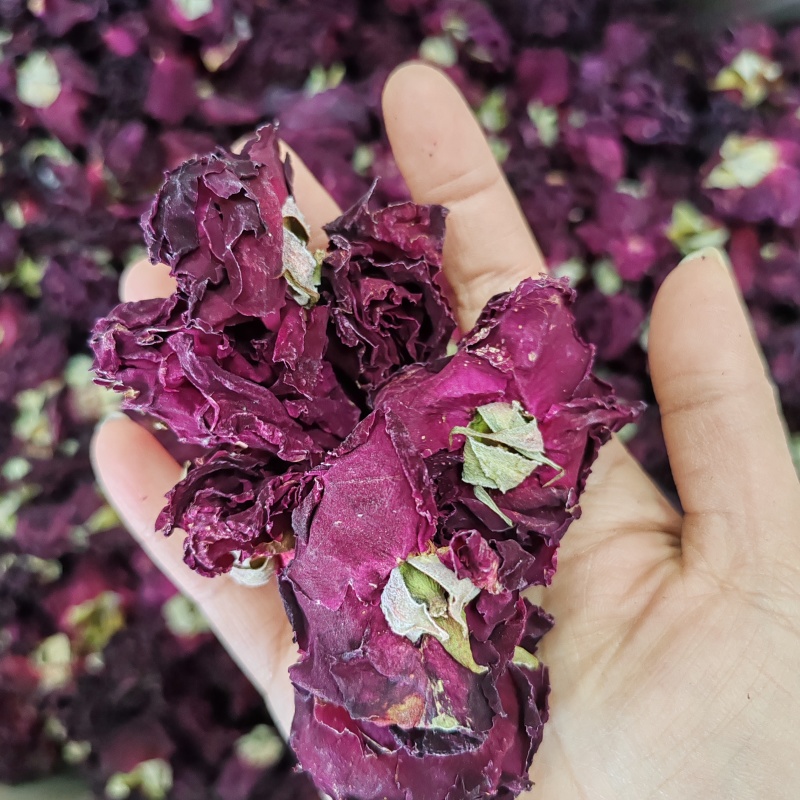.批发墨红玫瑰花500克干货玫瑰花泡水玫瑰花茶