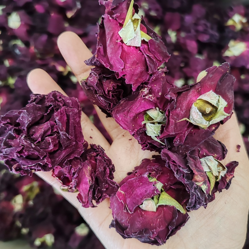 .批发墨红玫瑰花500克干货玫瑰花泡水玫瑰花茶