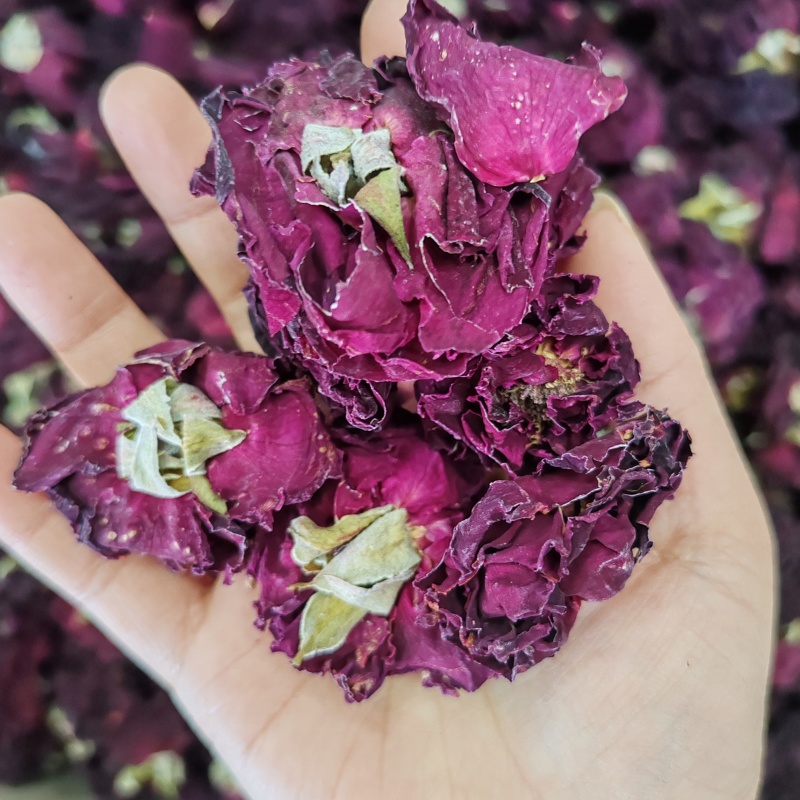 .批发墨红玫瑰花500克干货玫瑰花泡水玫瑰花茶