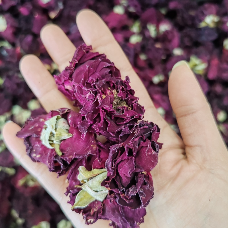 .批发墨红玫瑰花500克干货玫瑰花泡水玫瑰花茶
