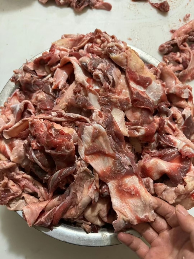 纯干牛肉筋有肉有筋精修去油
