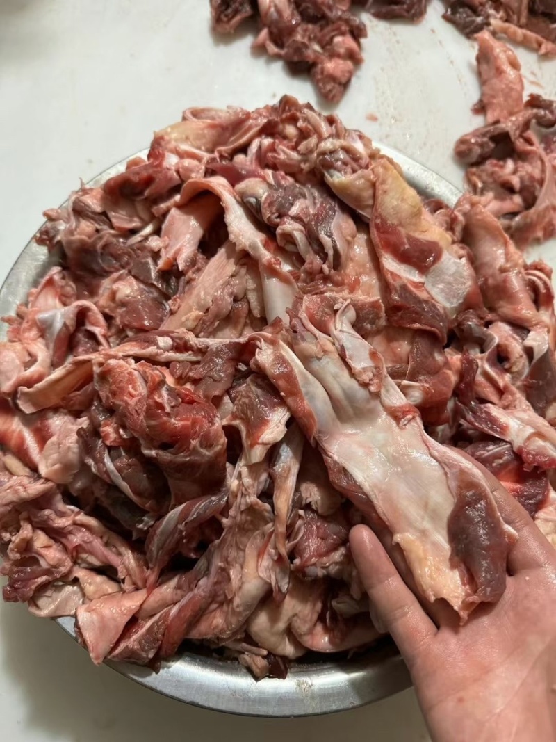 纯干牛肉筋有肉有筋精修去油
