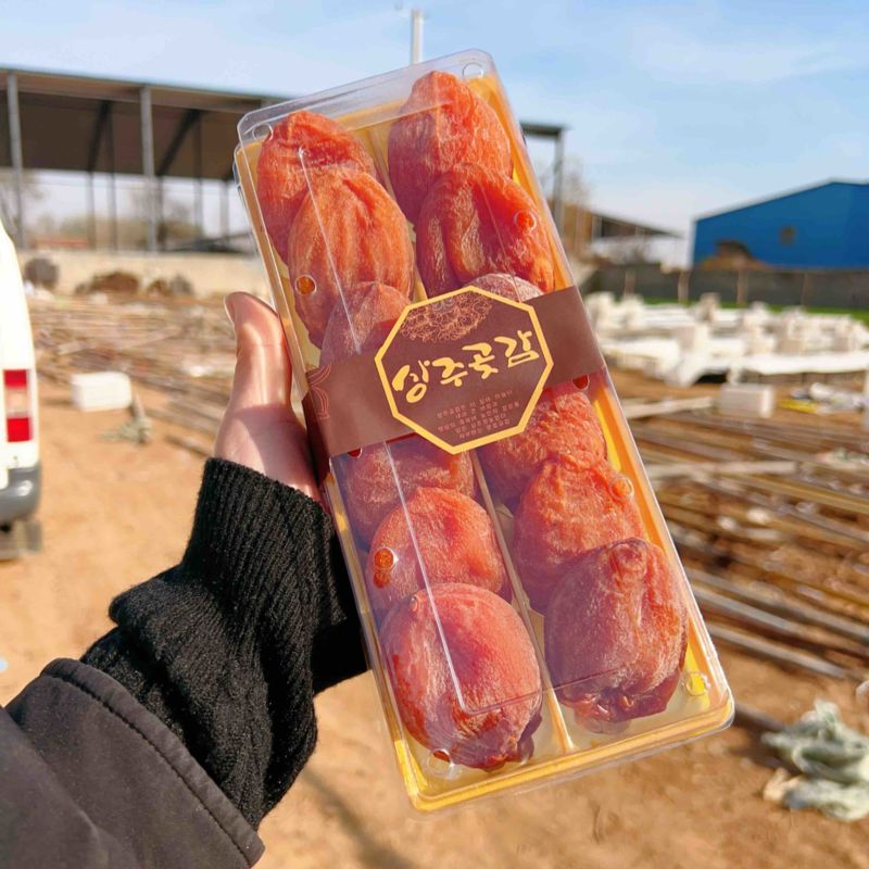 霜降流心柿饼软糯香甜整箱批发一件代发出口