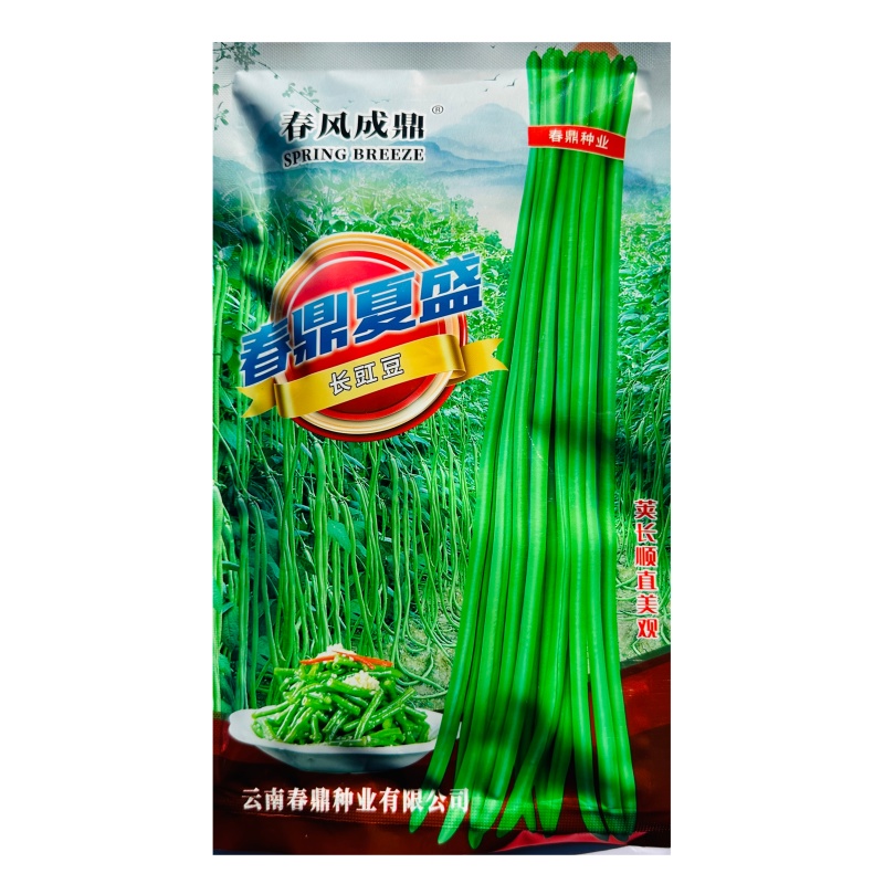 春鼎夏盈长豇豆种子翠绿色长豆角种子抗热豇豆高产种子耐热