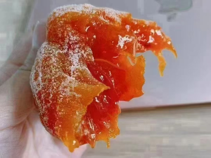 满满的秋意，藏在这块甜甜的柿饼里，自家做的手工吊柿饼