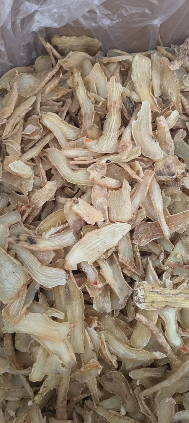 天麻片鲜切片祥泰药材栈中药材批发零售实物拍摄量多从优
