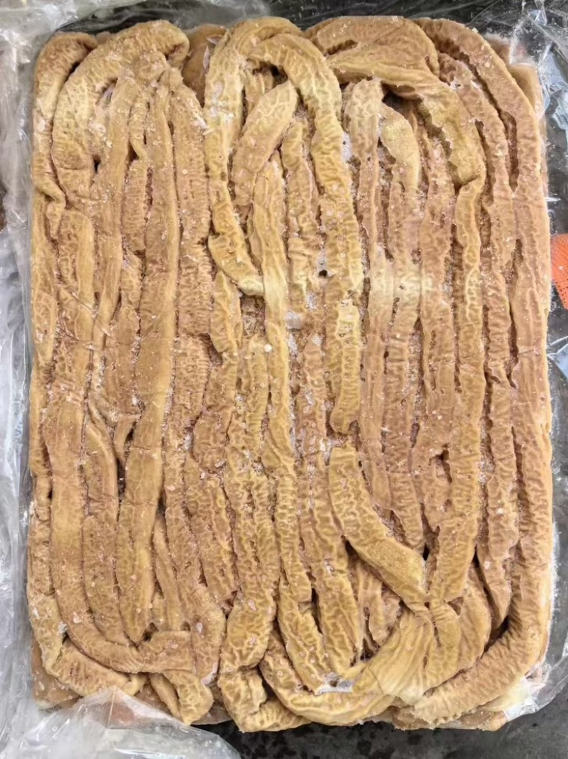 猪预煮小肠，六七成熟