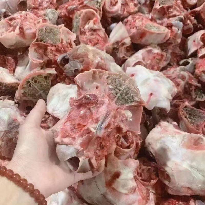 羊脑壳，每天新鲜砍，价格合适。羊汤馆必备