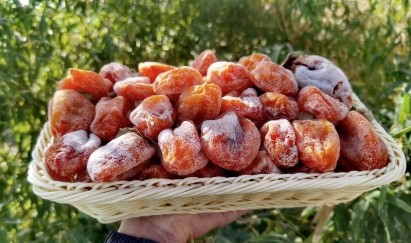 新鲜柿饼富平独立小包装正宗陕西霜降吊柿饼整箱流心干柿子饼