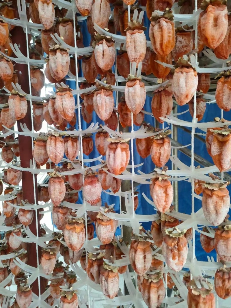 新鲜柿饼富平独立小包装正宗陕西霜降吊柿饼整箱流心干柿子饼