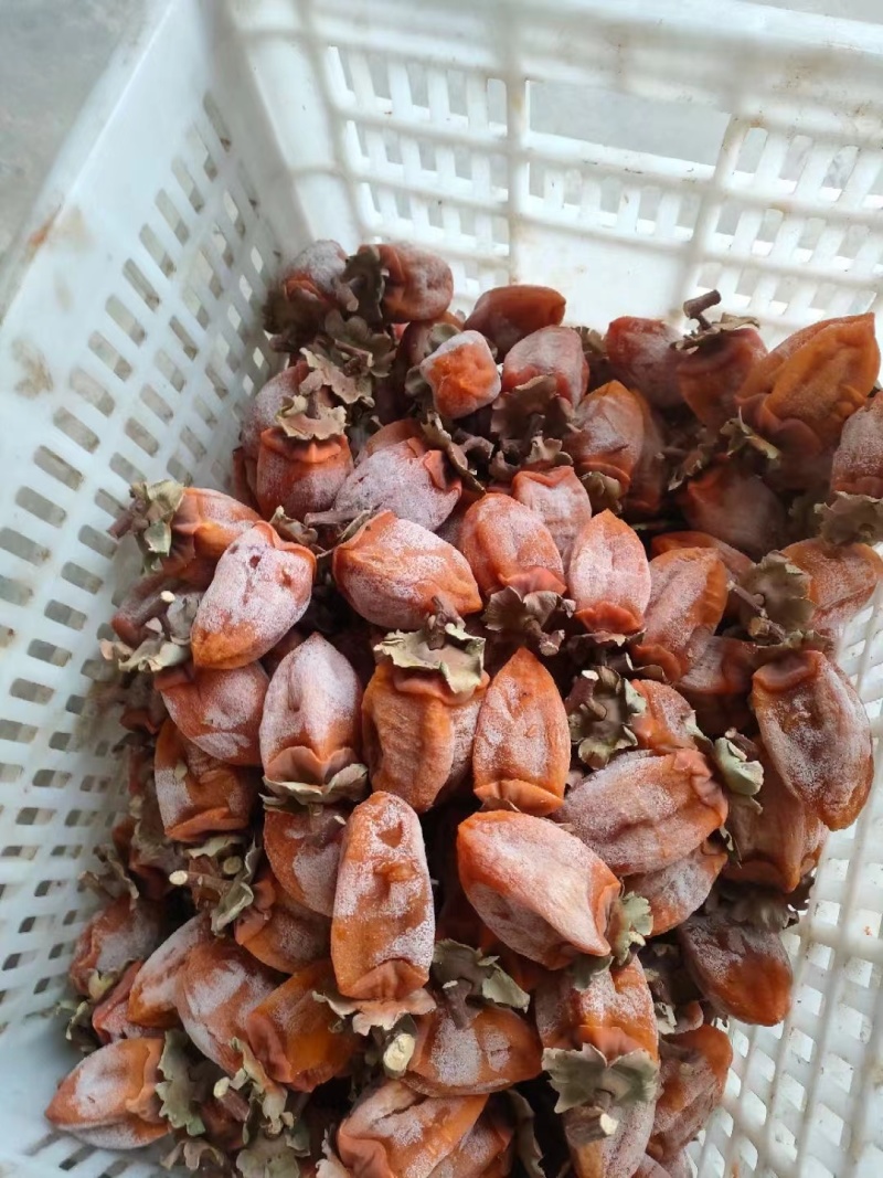 新鲜柿饼富平独立小包装正宗陕西霜降吊柿饼整箱流心干柿子饼