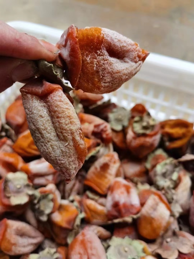 新鲜柿饼富平独立小包装正宗陕西霜降吊柿饼整箱流心干柿子饼