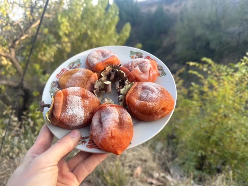 新鲜柿饼富平独立小包装正宗陕西霜降吊柿饼整箱流心干柿子饼