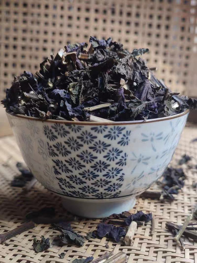 紫苏紫苏梗500克紫干苏双面紫全茎叶紫苏叶紫苏梗中药材泡